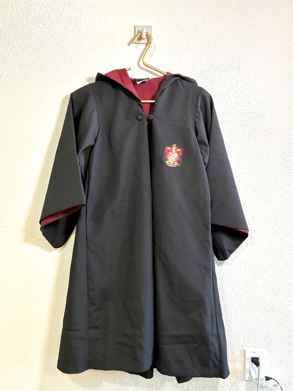 Universal Studios Harry Potter Gryffindor Kids Hooded Robe Costume XXXS